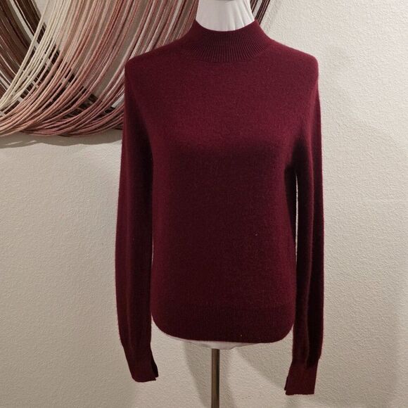 White + Warren Cashmere Mock Neck Sweater - Picture 1 of 7
